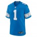 Джерси Detroit Lions Jameson Williams Nike Blue Game Player