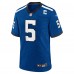 Indianapolis Colts Anthony Richardson Sr. Nike Royal Alternate Indiana Nights Game Jersey