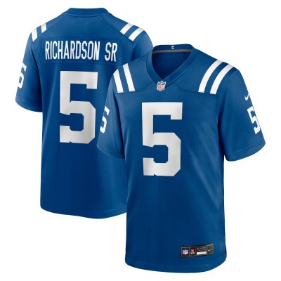 Indianapolis Colts Anthony Richardson Sr. Nike Royal Team Game Jersey