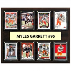 Cleveland Browns Myles Garrett 12 x 15 Trading Card Plaque