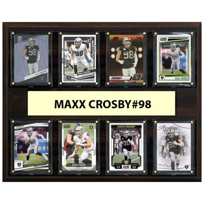 Las Vegas Raiders Maxx Crosby 12 x 15 Trading Card Plaque