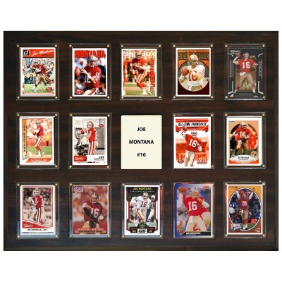 San Francisco 49ers Joe Montana 16 x 20 Plaque