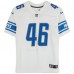 Игровая джерси Jack Campbell Detroit Lions Autographed Fanatics Authentic White Nike Limited