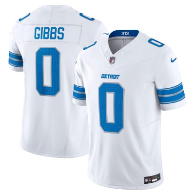 Джерси Detroit Lions Jahmyr Gibbs Nike White Vapor F.U.S.E. Limited