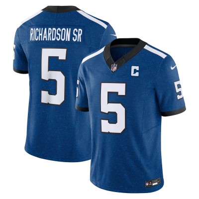 Джерси Indianapolis Colts Anthony Richardson Nike Royal Vapor F.U.S.E. Limited