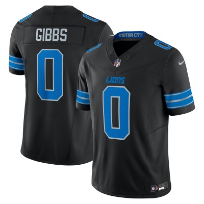 Джерси Detroit Lions Jahmyr Gibbs Nike Black 2nd Alternate Vapor F.U.S.E. Limited