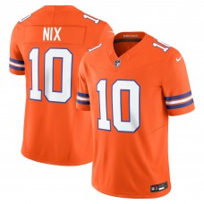 Джерси Denver Broncos Bo Nix Nike Orange Vapor F.U.S.E. Limited