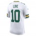 Игровая джерси Green Bay Packers Jordan Love Nike White Vapor Untouchable Limited