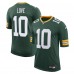 Игровая джерси Green Bay Packers Jordan Love Nike Green Team Vapor Untouchable Limited
