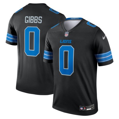 Detroit Lions Jahmyr Gibbs Nike Black Legend Player Performance Top