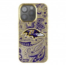 Baltimore Ravens Keyscaper Paisley Bling iPhone Case