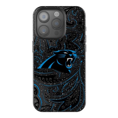 Carolina Panthers Keyscaper Paisley Bling iPhone Case