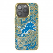Detroit Lions Keyscaper Paisley Bling iPhone Case