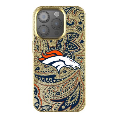 Denver Broncos Keyscaper Paisley Bling iPhone Case