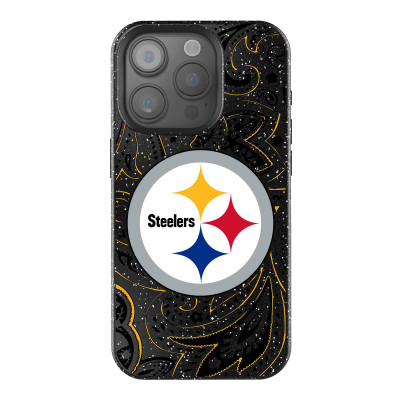 Чехол для iPhone Pittsburgh Steelers Keyscaper Paisley Bling