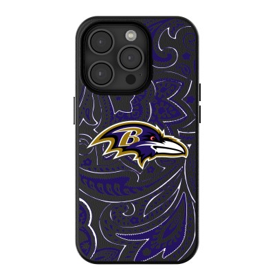 Baltimore Ravens Keyscaper Paisley iPhone Magnetic Bump Case