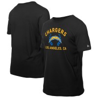 Los Angeles Chargers New Era Black 2025 NFL Draft T-Shirt