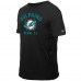 Miami Dolphins New Era Black 2025 NFL Draft T-Shirt