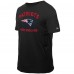 New England Patriots New Era Black 2025 NFL Draft T-Shirt