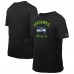 Seattle Seahawks New Era Black 2025 NFL Draft T-Shirt