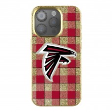 Atlanta Falcons Keyscaper Plaid Bling iPhone Case
