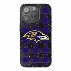 Baltimore Ravens Keyscaper Plaid Bling iPhone Case