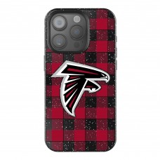 Atlanta Falcons Keyscaper Plaid Bling iPhone Case