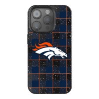 Denver Broncos Keyscaper Plaid Bling iPhone Case