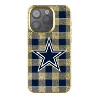 Dallas Cowboys Keyscaper Plaid Bling iPhone Case