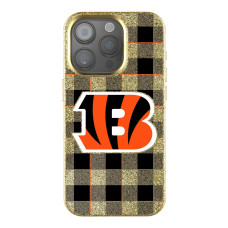 Чехол для iPhone Cincinnati Bengals Keyscaper Plaid Bling Чехол для iPhone Cincinnati Bengals Keyscaper Plaid Bling
