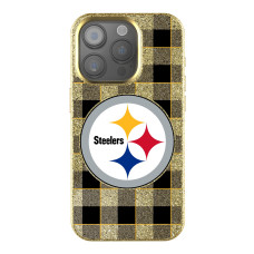 Чехол для iPhone Pittsburgh Steelers Keyscaper Plaid Bling