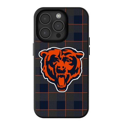 Chicago Bears Keyscaper Plaid Magnetic Bump iPhone Case