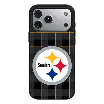Чехол для iPhone Pittsburgh Steelers Keyscaper Plaid Magnetic Bump