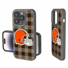 Cleveland Browns Keyscaper Plaid Soft Touch iPhone Case