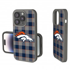 Denver Broncos Keyscaper Plaid Soft Touch iPhone Case