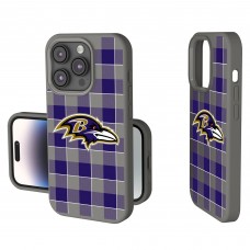 Baltimore Ravens Keyscaper Plaid Soft Touch iPhone Case