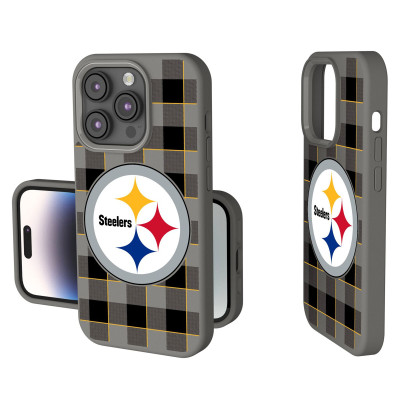 Чехол для iPhone Pittsburgh Steelers Keyscaper Plaid Soft Touch