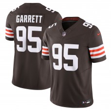 Джерси Cleveland Browns Myles Garrett Nike Brown Team Vapor F.U.S.E. Limited