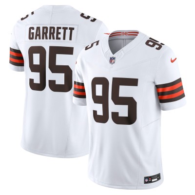 Джерси Cleveland Browns Myles Garrett Nike White Vapor F.U.S.E. Limited