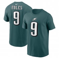 Футболка Nick Foles Philadelphia Eagles Nike Retired Player - Midnight Green