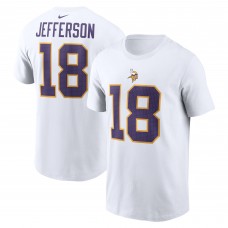 Футболка Justin Jefferson Minnesota Vikings Nike - White
