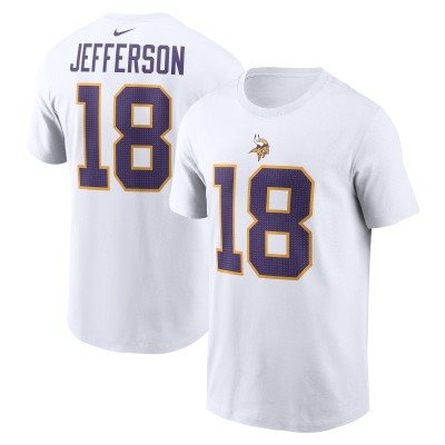 Футболка Justin Jefferson Minnesota Vikings Nike - White