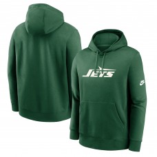 New York Jets Nike Green Rewind Club Logo Pullover Hoodie New York Jets Nike Green Rewind Club Logo Pullover Hoodie