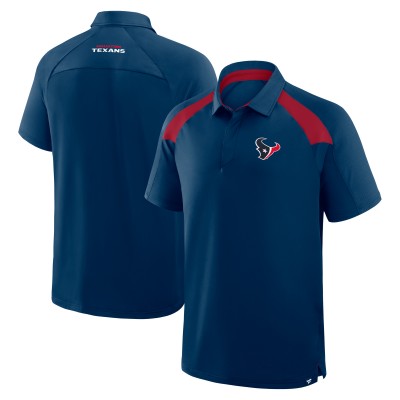 Houston Texans Fanatics Navy Back Around Raglan Polo