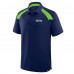 Seattle Seahawks Fanatics College Navy Back Around Raglan Polo
