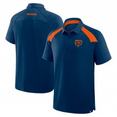 Chicago Bears Fanatics Navy Back Around Raglan Polo