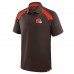 Cleveland Browns Fanatics Brown Back Around Raglan Polo