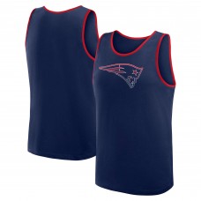 New England Patriots Logo Athletic Navy Unmatched Success Tank Top