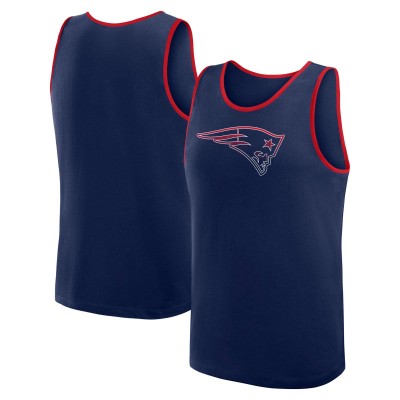 New England Patriots Logo Athletic Navy Unmatched Success Tank Top