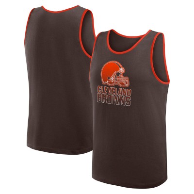 Cleveland Browns Logo Athletic Brown Unmatched Success Tank Top